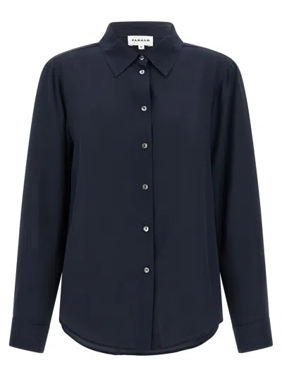 P.a.r.o.s.h . Blue Silk Women's Blouse