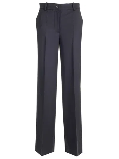 P.a.r.o.s.h Blue Stretch Wool Trousers