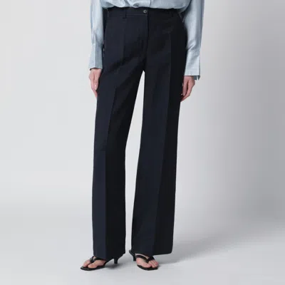 P.a.r.o.s.h . Blue Viscose Trousers