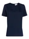 P.a.r.o.s.h P. A.r. O.s. H. Woman Top Navy Blue Size M Polyester