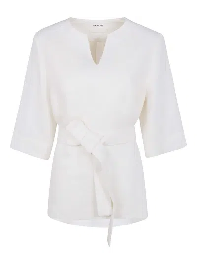 P.A.R.O.S.H BLUSA - BLANCO