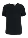 P.a.r.o.s.h Short-sleeved Blouse In Black