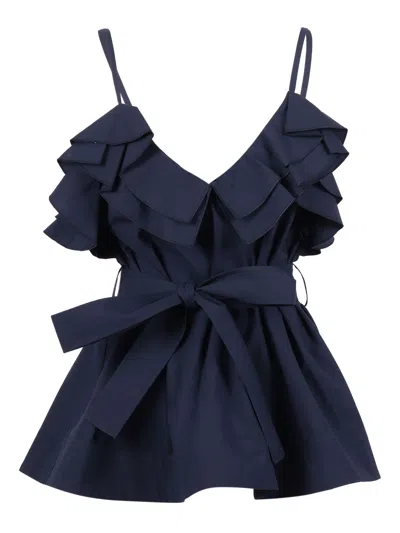 P.a.r.o.s.h . Blusa Canyox26 In Blue