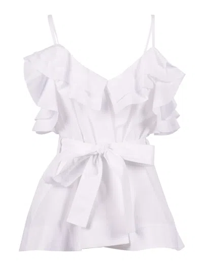P.a.r.o.s.h . Blusa Canyox26 In White