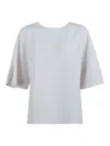 P.a.r.o.s.h . Relaxed-fit Top With Wide Sleeves And Keyhole Detail