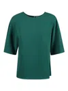 P.a.r.o.s.h . Relaxed-fit Polyester Top With Keyhole Detail