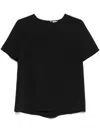 P.a.r.o.s.h Roma T-shirt In Black