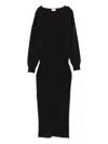 P.a.r.o.s.h Abito Midi In Maglia Dresses Brown In Brown