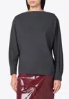 P.a.r.o.s.h . Anthracite Wool Blouse-shirt In Gray