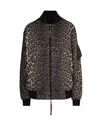 P.a.r.o.s.h Bomber Reversibile Animalier In Animal Print