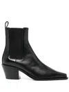 P.a.r.o.s.h Parosh Black 65mm Pull-on Boots In Black