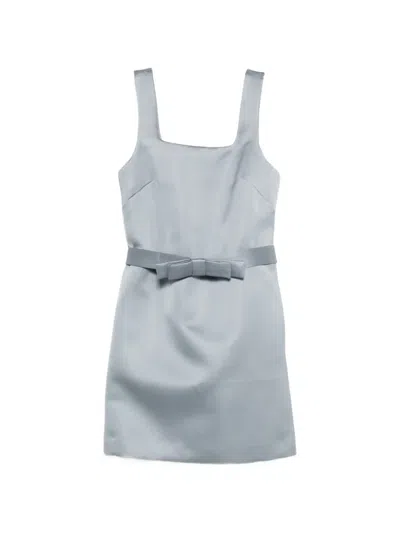 P.a.r.o.s.h Bow Detail Dress In Blue