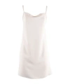P.a.r.o.s.h Mini Dress With Delicate Bow Detail In White