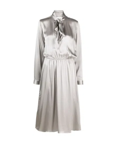 P.a.r.o.s.h Bow-necked Dress In White