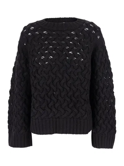 P.a.r.o.s.h Braided Pull In Black