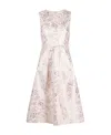 P.a.r.o.s.h Brocade-effect Patterned-jacquard Dress In Pink