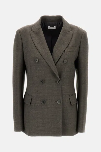 P.a.r.o.s.h Brown Double-breasted Blazer