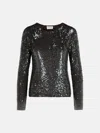 P.a.r.o.s.h Brown Polyamide Blend Sweater In Silver