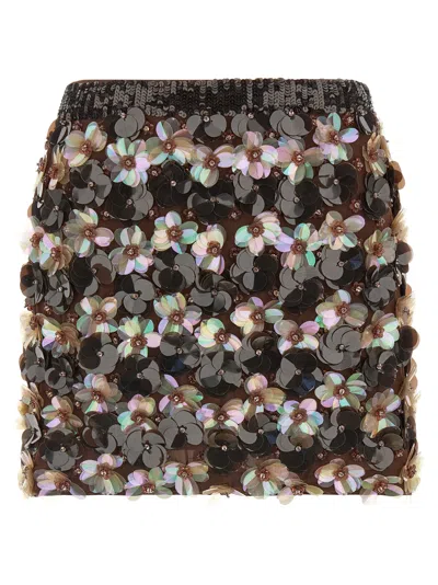 P.a.r.o.s.h . Brown Polyamide Long Women's Skirt