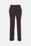 P.a.r.o.s.h Brown Slim-fit Trouser In Brown