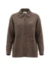 P.a.r.o.s.h Brushed Button-up Cardigan In Multi