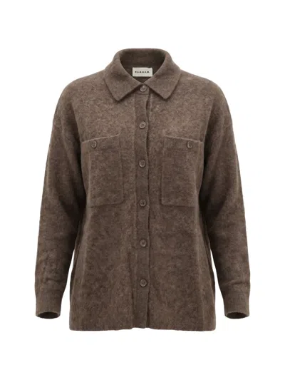 P.a.r.o.s.h Brushed Button-up Cardigan In Multi