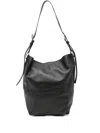 P.a.r.o.s.h Buckle-fastening Leather Shoulder Bag In Black