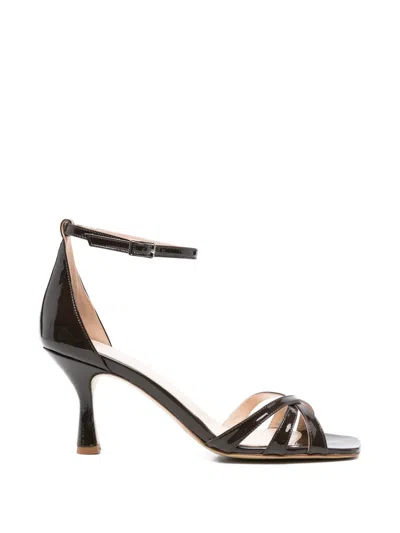 P.a.r.o.s.h Buckled-fastening Sandals In Black