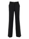 P.a.r.o.s.h Button-fastening Trousers In Black