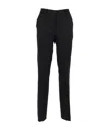 P.a.r.o.s.h Button-fastening Trousers In Black