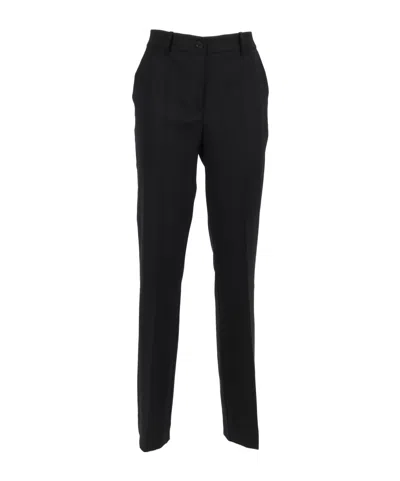 P.a.r.o.s.h Button-fastening Trousers In Black