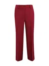 P.a.r.o.s.h Button-front Trousers In Red