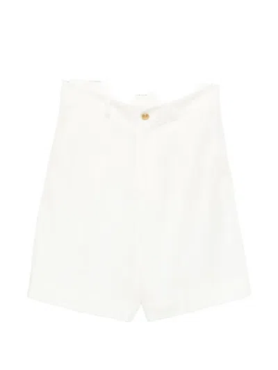 P.a.r.o.s.h Button Pleated Trousers In White