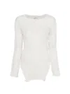 P.a.r.o.s.h Button Textured Blouse In White