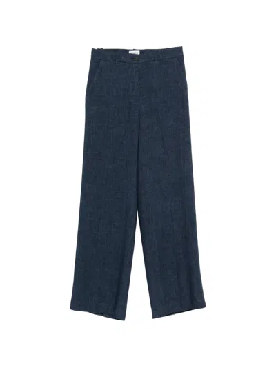 P.a.r.o.s.h Button Trousers In Blue