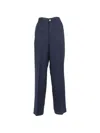 P.a.r.o.s.h Button Trousers In Blue