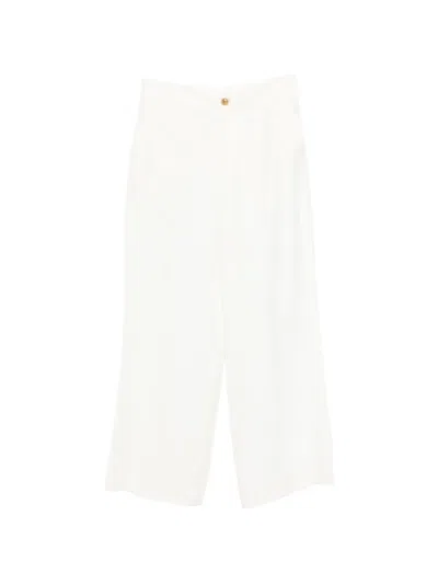 P.a.r.o.s.h Button Trousers In White