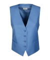 P.a.r.o.s.h V-neck Button-down Waistcoat In Blue
