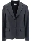 P.a.r.o.s.h P. A.r. O.s. H. Virgin Wool Blazer In Gray