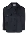 P.a.r.o.s.h . Buttoned Long-sleeved Jacket In Black