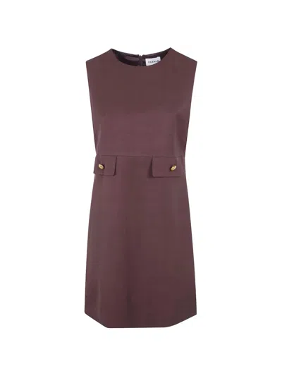 P.a.r.o.s.h Buttoned-pocket Dress In Multi