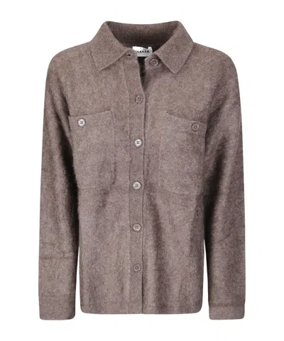 P.a.r.o.s.h . Buttoned Shirt Cardigan In Brown