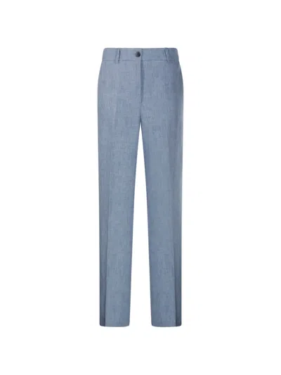 P.a.r.o.s.h Buttoned Trousers In Blue