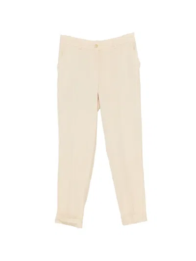P.a.r.o.s.h Buttoned Trousers In Neutral