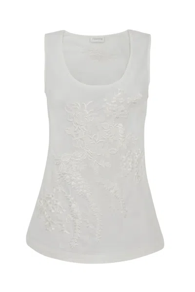 P.a.r.o.s.h Parosh Blusa C/ricamo In White