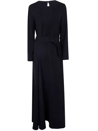 P.a.r.o.s.h Parosh Cady Long Dress In Black