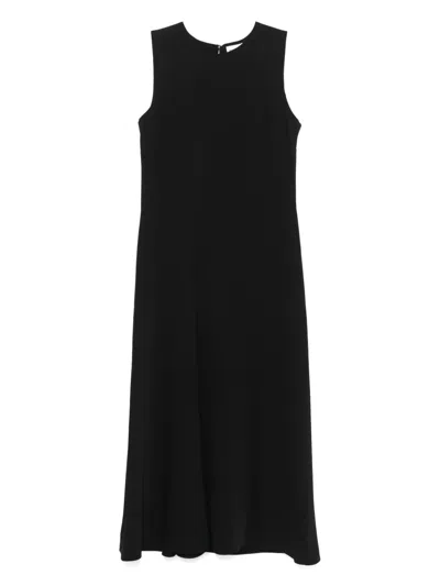 P.a.r.o.s.h Cady Long Dress In Black
