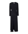 P.a.r.o.s.h Parosh Cady Long Dress In Black
