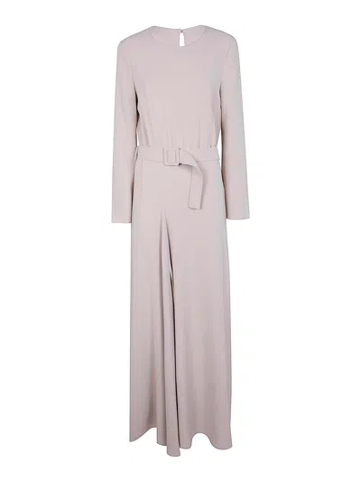 P.a.r.o.s.h Cady Long Dress In Gray