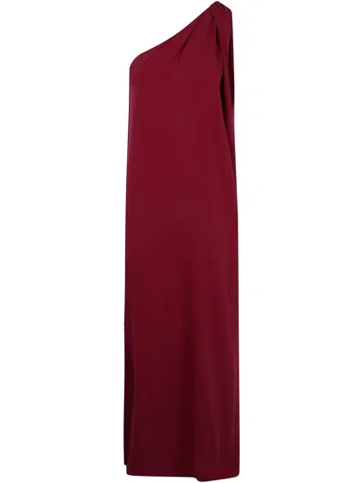 P.a.r.o.s.h Parosh Cady Midi Dress In Red